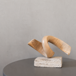 Pieza Escultórica Chica de Madera Recuperada