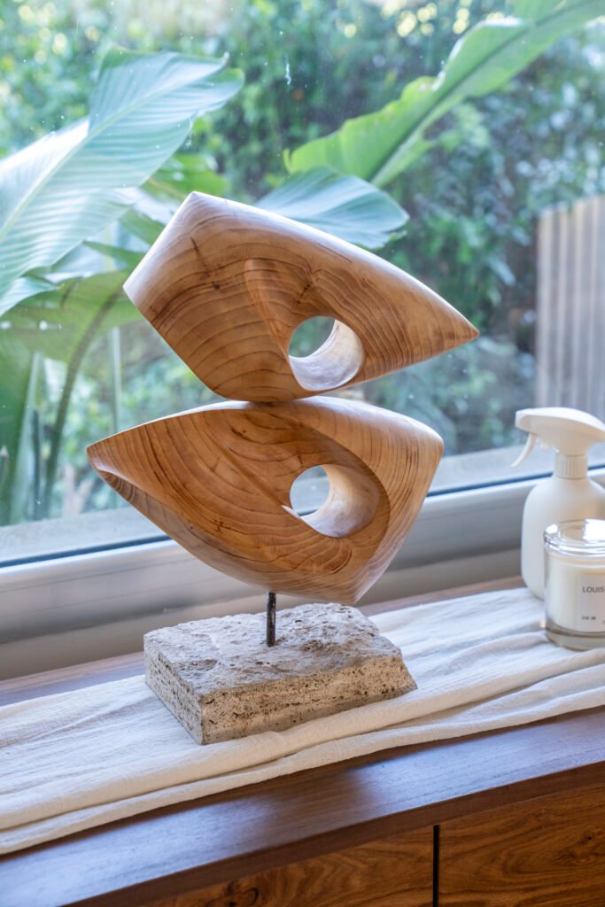 Obra Escultórica Ensamblada 2 Piezas de Madera