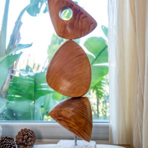 Obra Escultórica Ensamblada 3 Piezas de Madera