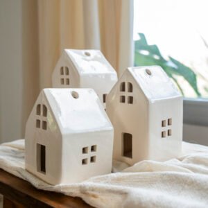 Set de Fanales en Forma de Casitas