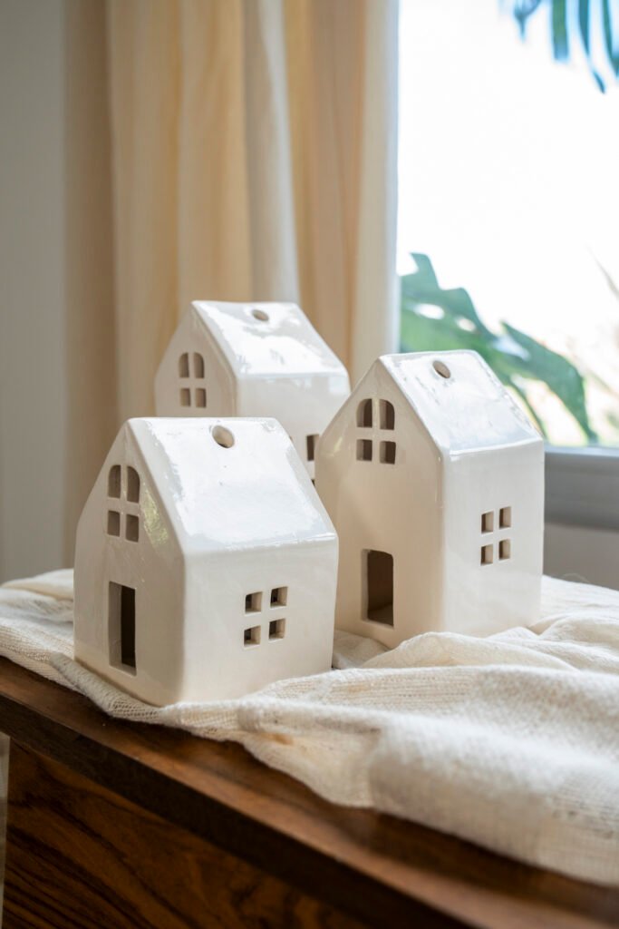 Set de Fanales en Forma de Casitas
